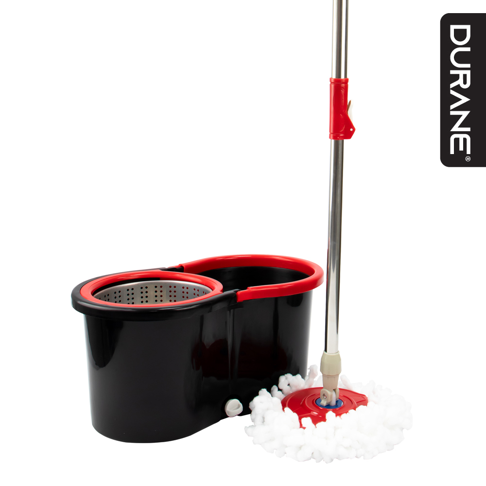 Durane Rotary Mop & Bucket Black-Red Image