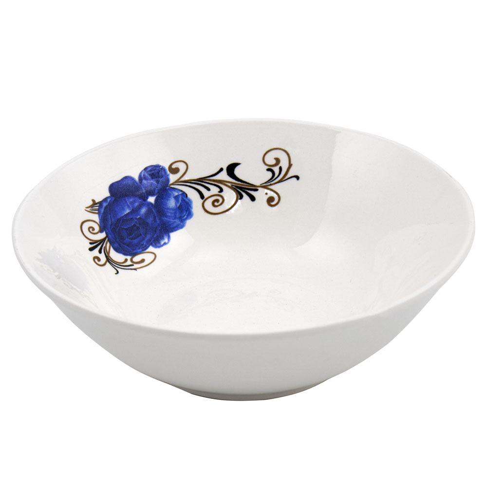 Durane Ceramic Cereal Bowl Blue Rose 15cm Image