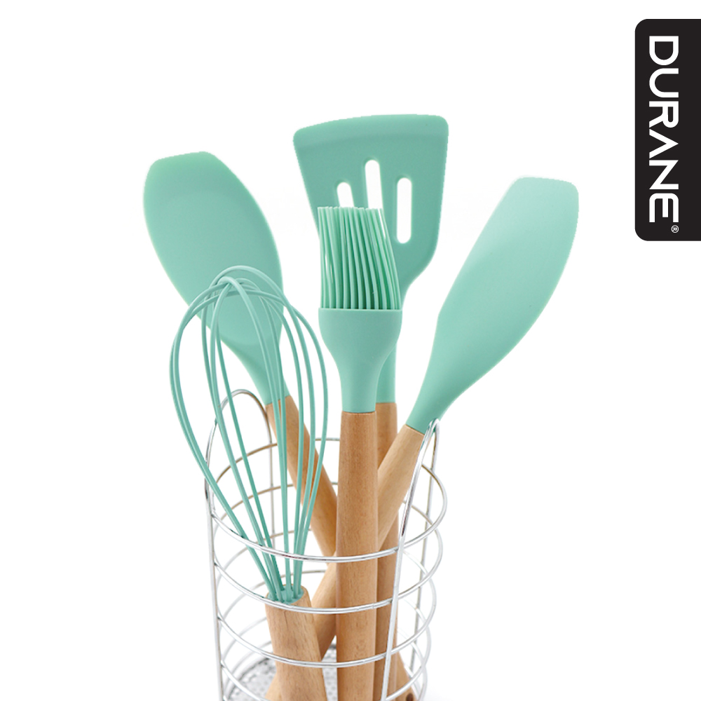 Durane Silicone Utensil Set 5pc Green Image