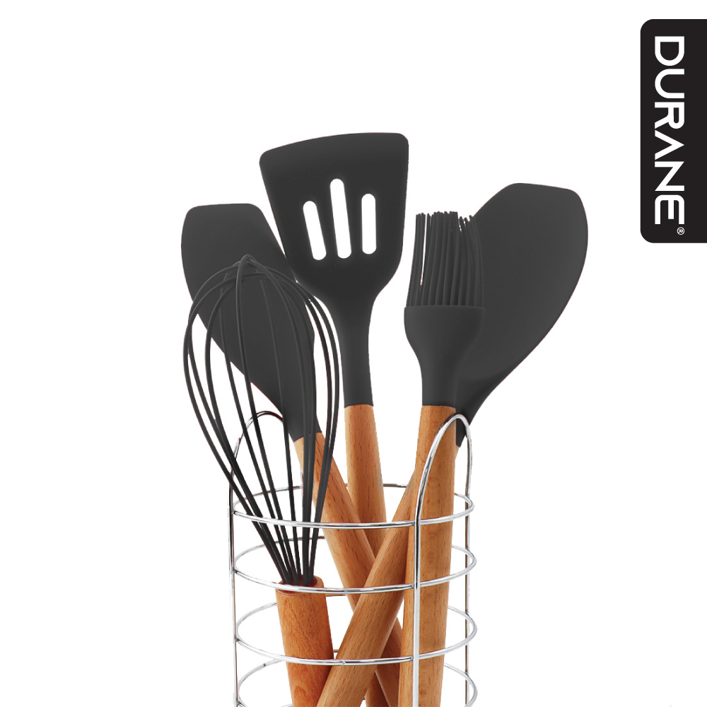 Durane Silicone Utensil Set 5pc Grey Image