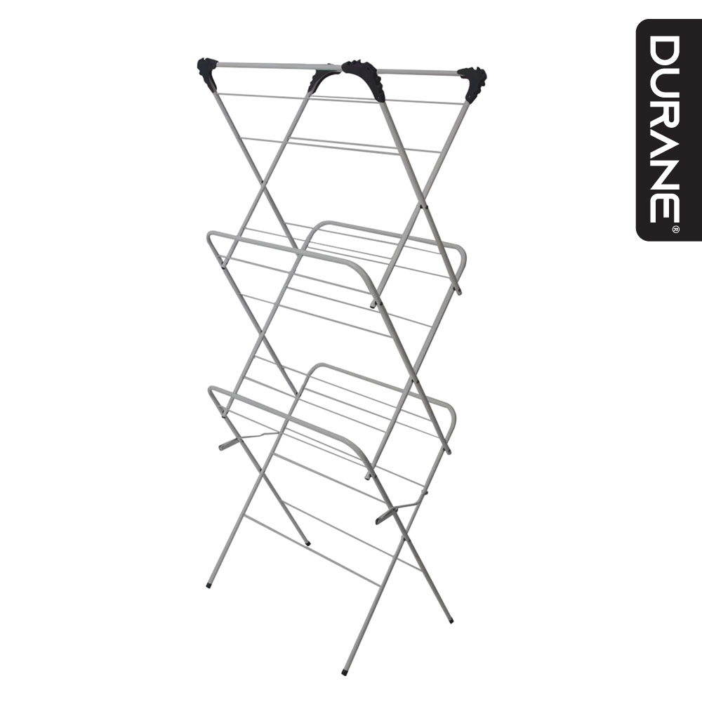 Durane Clothes Airer 3 Tier Grey Image