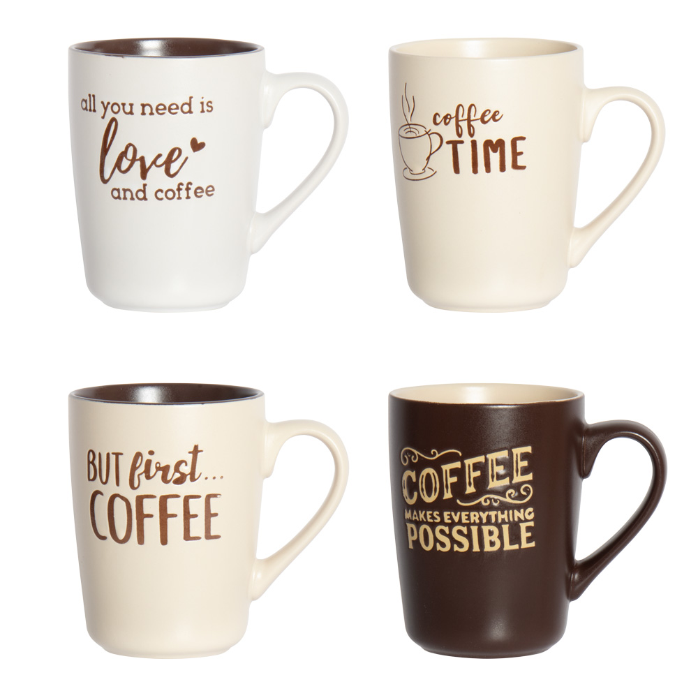 Durane Stoneware Mug DZP-33 Coffee Time 425ml 8.8x11.2cm Image