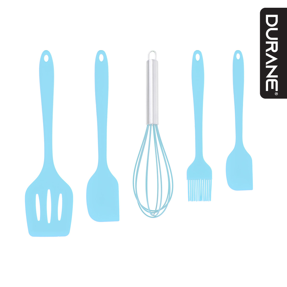 Durane Silicone Utensil Set 5pc Blue Image