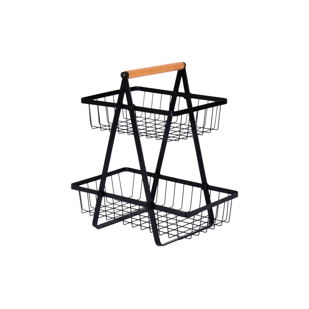 Durane Multi-purpose Storage Rack 2-tier Black Image