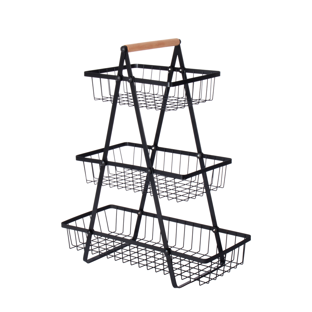 Durane Multi-purpose Storage Rack 3-tier Black Image
