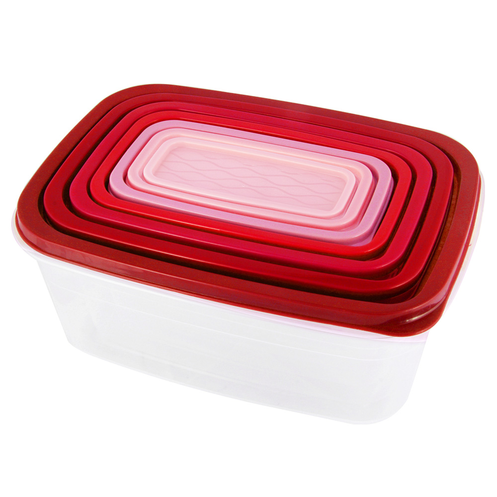 Kolorr Emerald Container Set 7pc Oblong 250-450-1350-2100-3200-4800ml Image