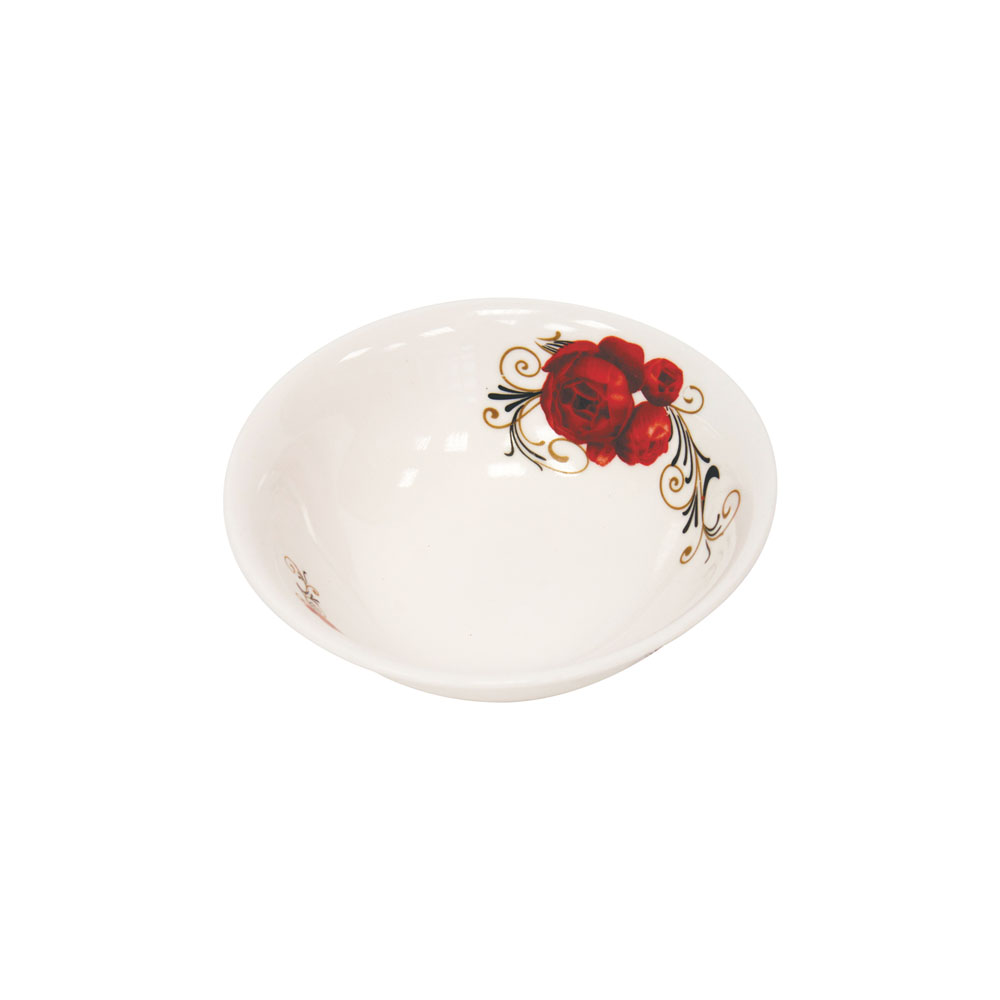 Durane Ceramic Cereal Bowl Red Rose 15cm Image