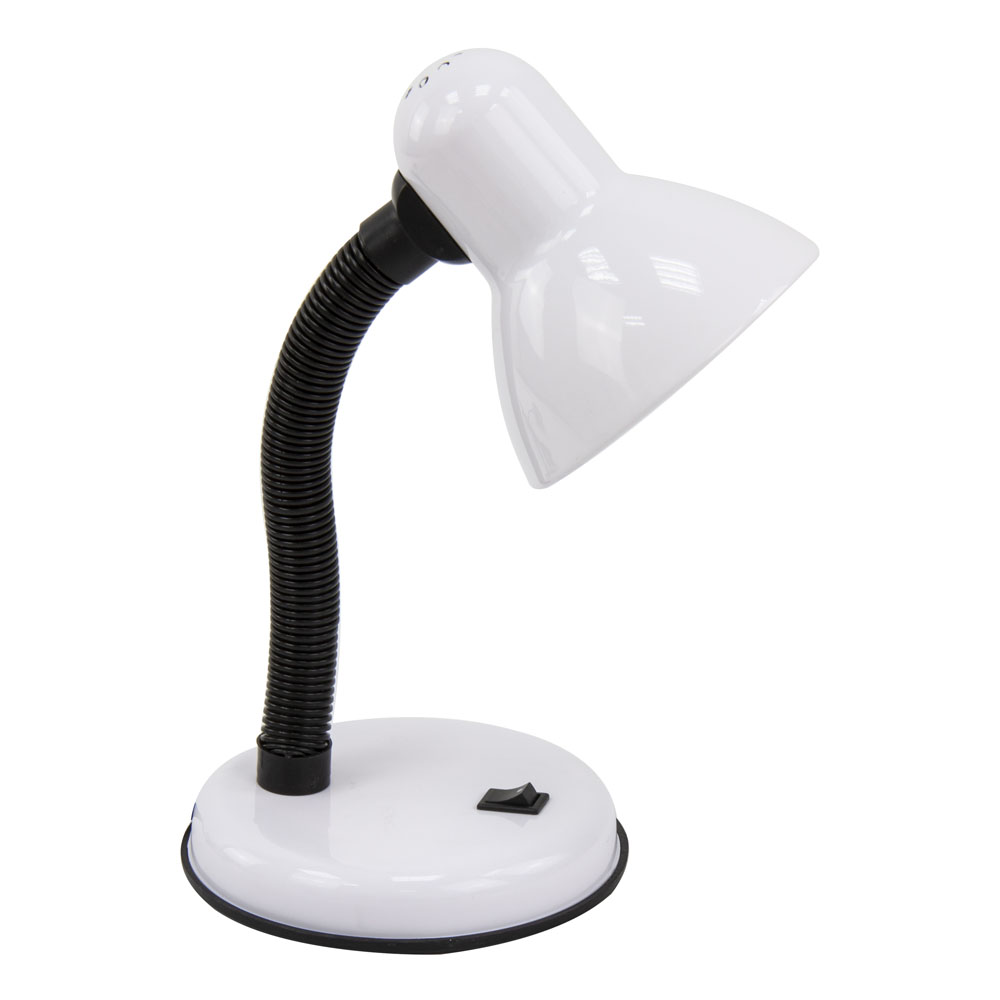 Durane Desk Lamp White 14.5x32cm Image
