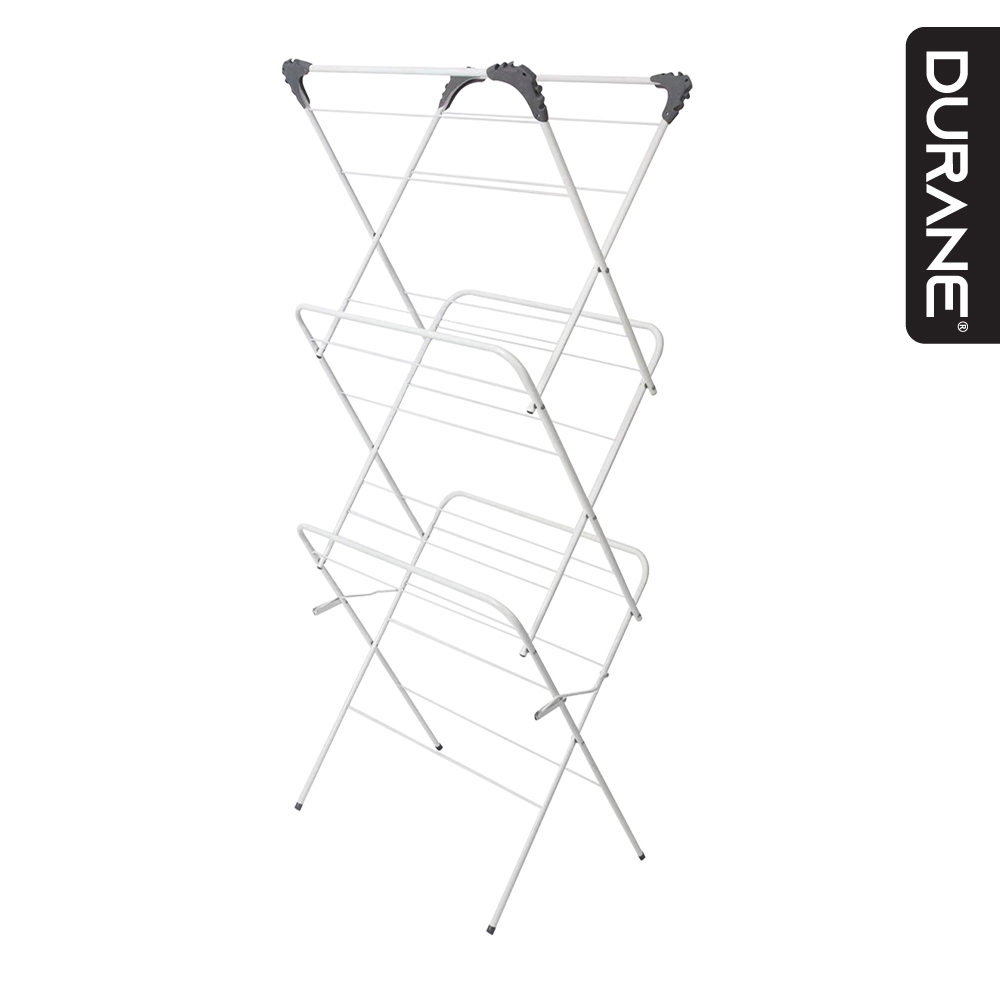 Durane Clothes Airer 3-tier White Image